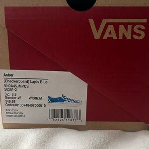 Perfect never worn Vans